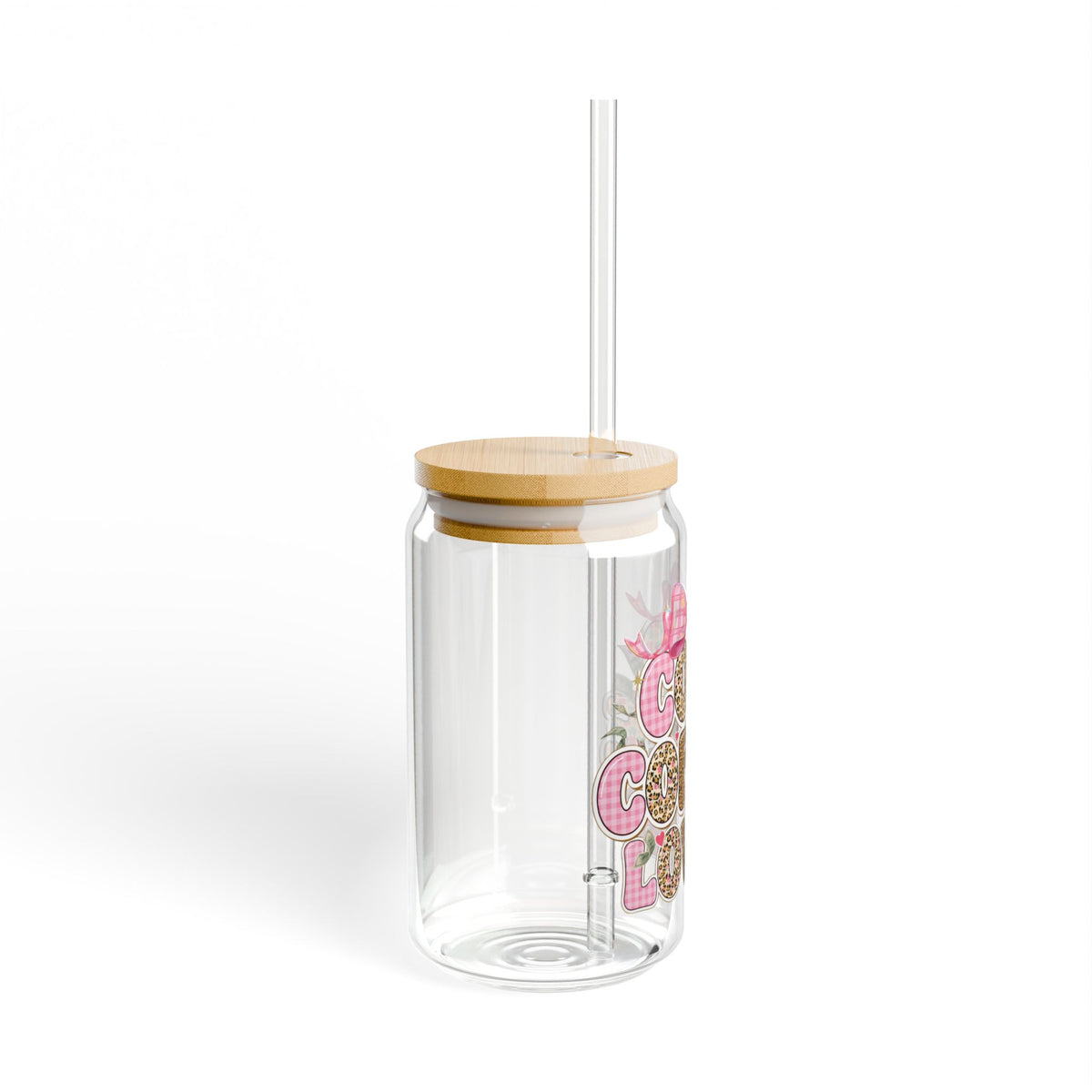 COLD COFFE LOVER Coquete  Sipper Glass, 16oz
