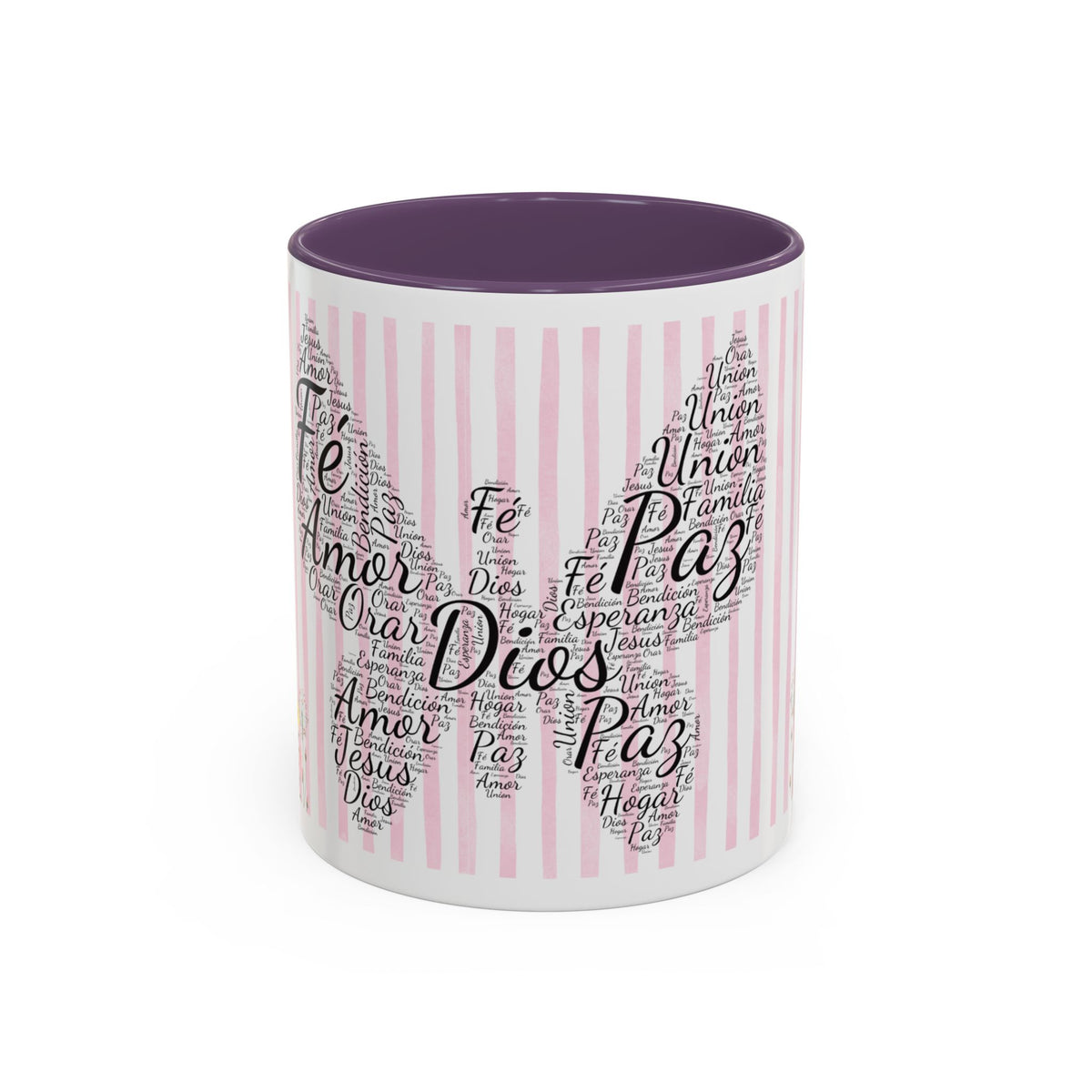 TAZA "FE EN CADA SORBO" - 2 COLORES | PERSONALIZA TU NOMBRE Accent Coffee Mug (11, 15oz)