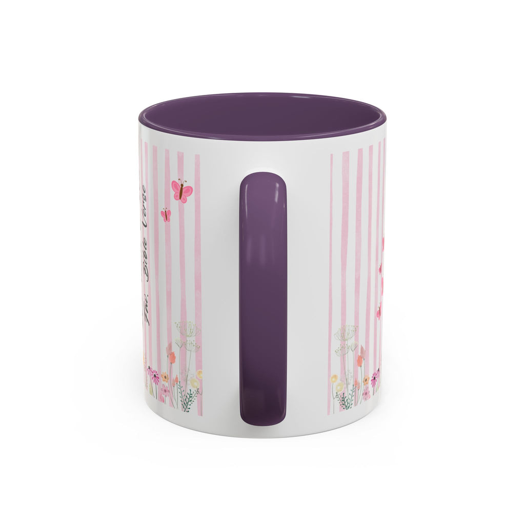 TAZA "FE EN CADA SORBO" - 2 COLORES | PERSONALIZA TU NOMBRE Accent Coffee Mug (11, 15oz)