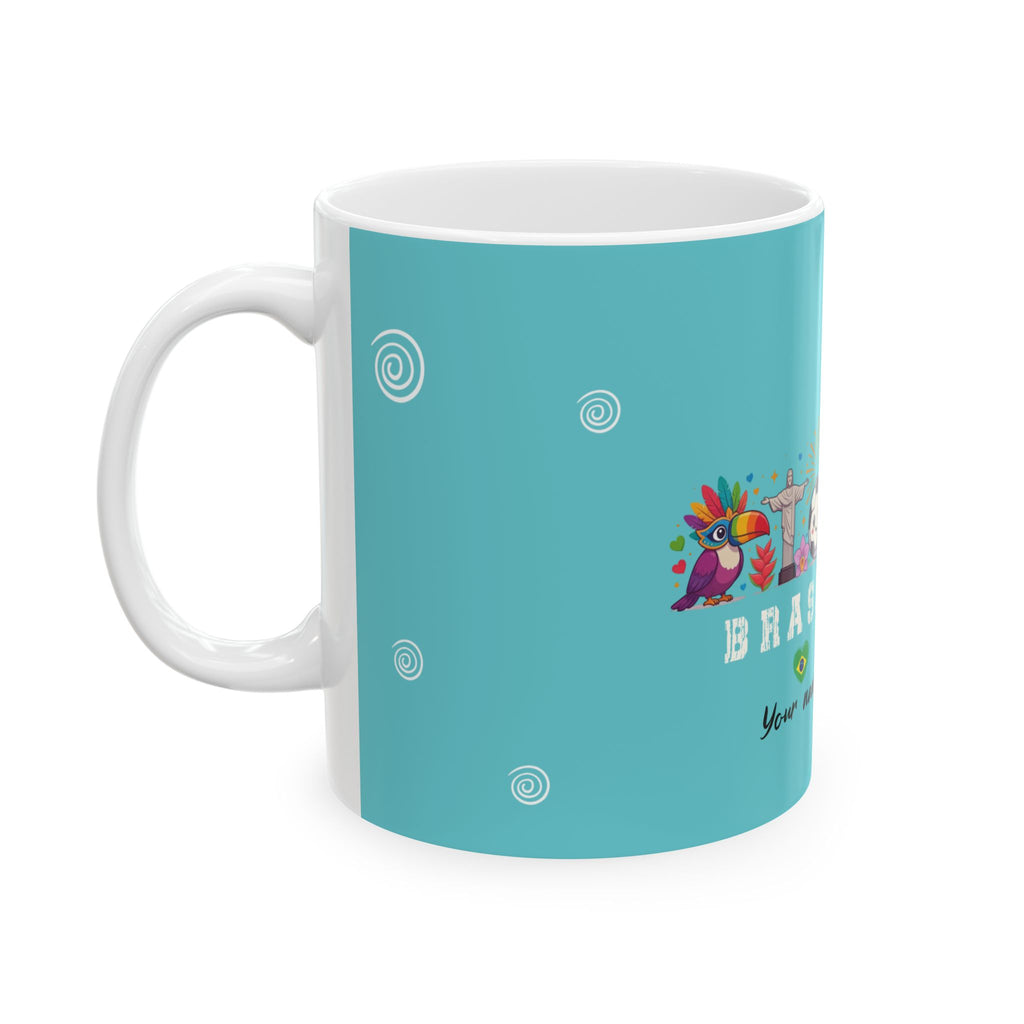 Taza de Cerámica Personalizada Blanca – 11oz y 15oz