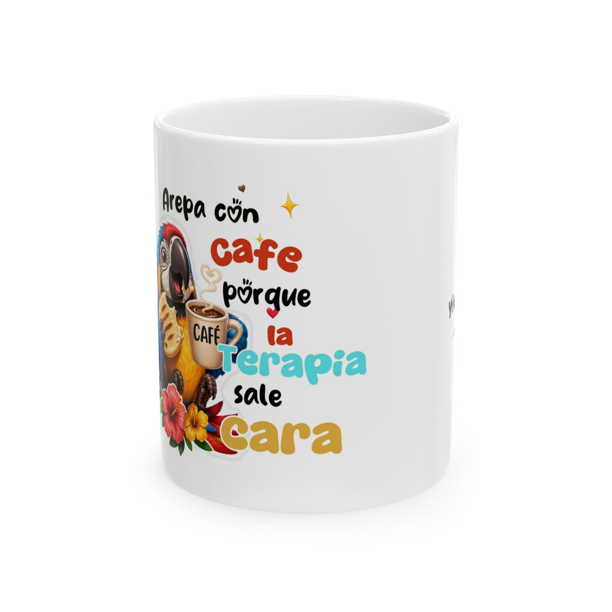 TAZA "AREPA CON CAFÉ" - PERSONALIZA TU ESTADO VENEZOLANO Ceramic Mug, (11oz, 15oz)