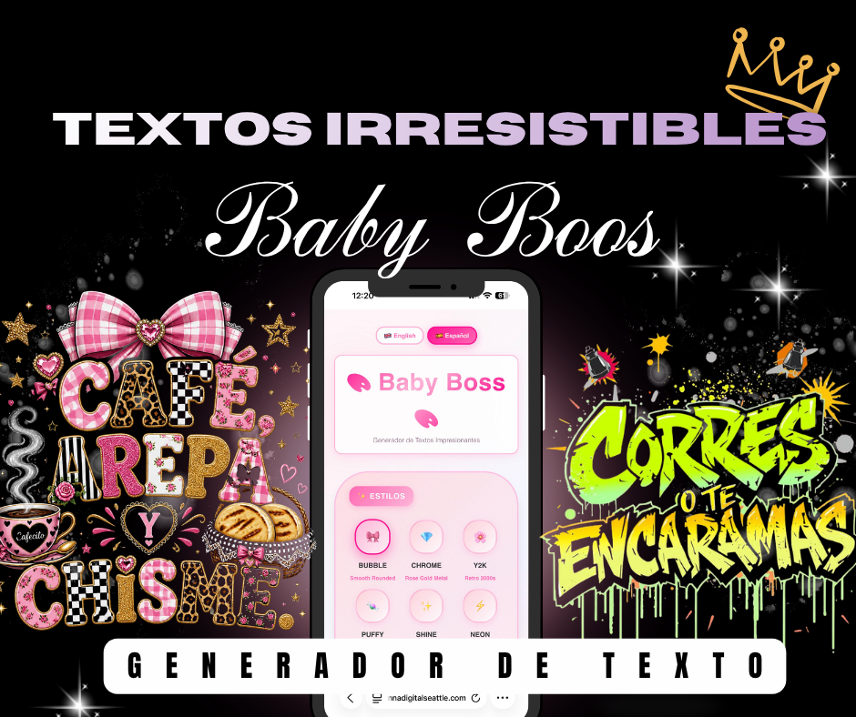 Baby Boss. Generador Inagotable de Prompts para Diseños de Texto con IA